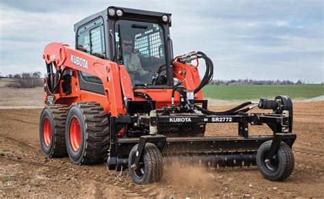 skid steer to level topsoil|skid steer landscaping attachment.